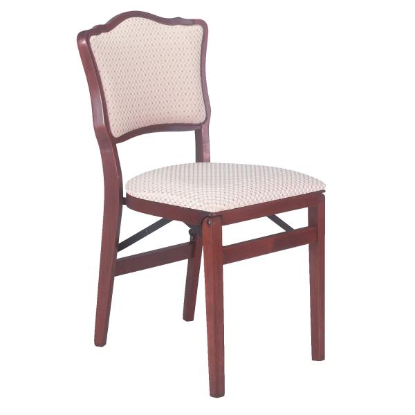 Model 861 French Upholstered Back Folding Chair