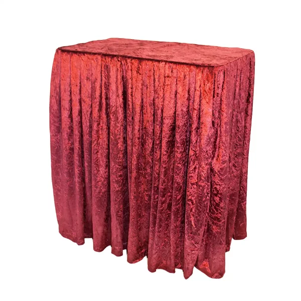 Small Drape Table Portable Folding Display Table Drape - Vischer Funeral Supplies
