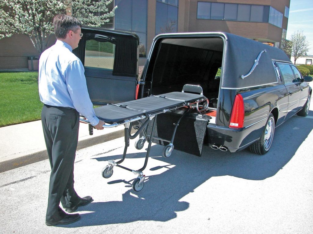 Ferno Model 24HMiniMAXX Mortuary Cot Vischer Funeral Supplies