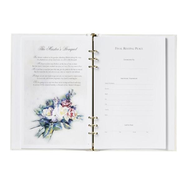 Master’s Bouquet 6 Ring Register Book