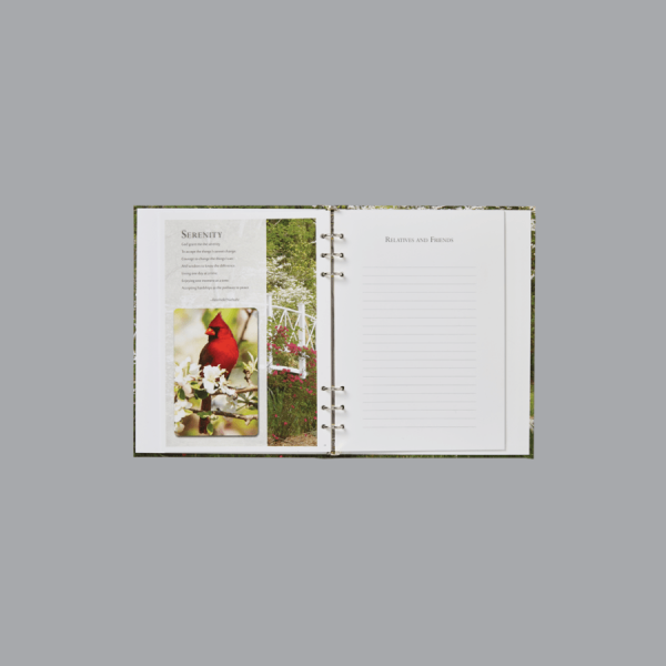 Cardinal 6 Ring Register Book