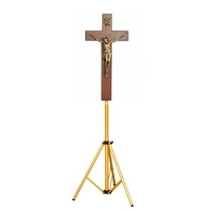 Crucifix With Adjustable Stand