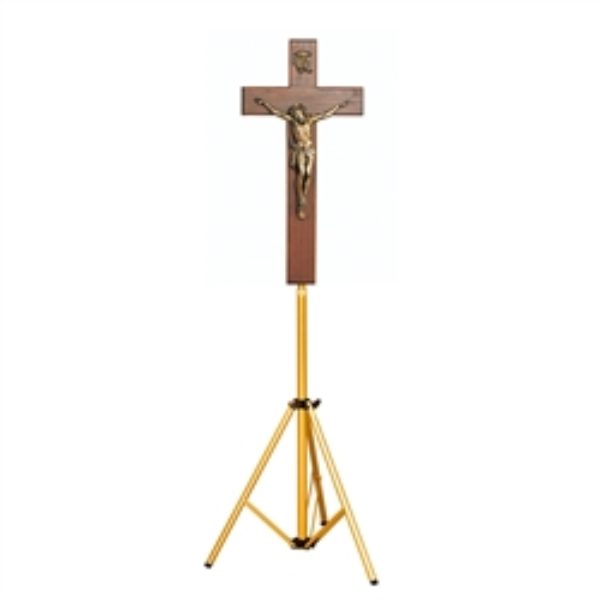 Crucifix With Adjustable Stand