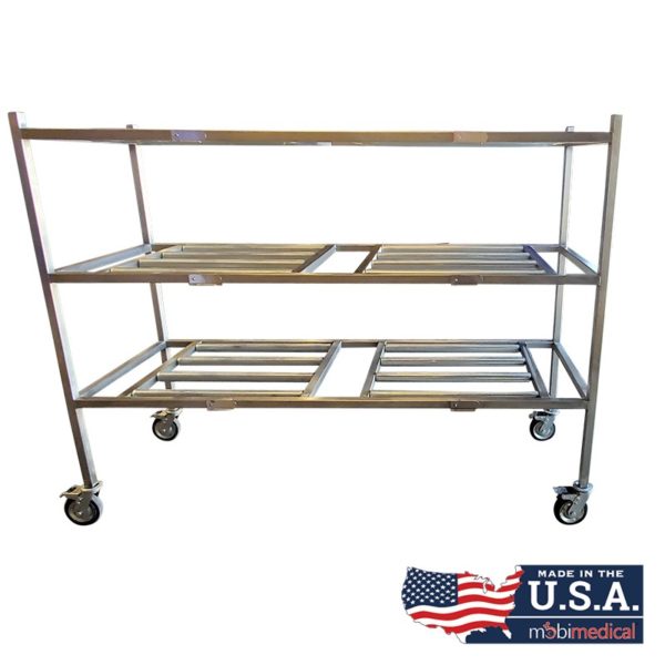 Stainless Steel Side Loading Roller Rack