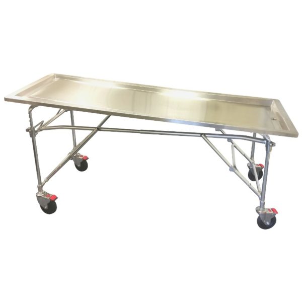 Multi-Height Folding Embalming Table