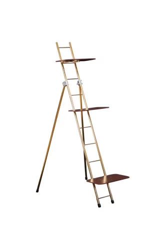 Portable 63″ Ladder Rack Value Bundle With Large Shelves
