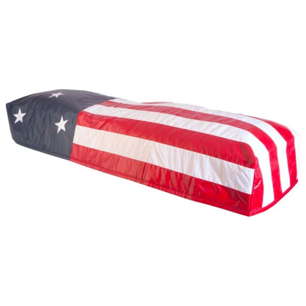American Flag Cot Cover Vischer Funeral Supplies