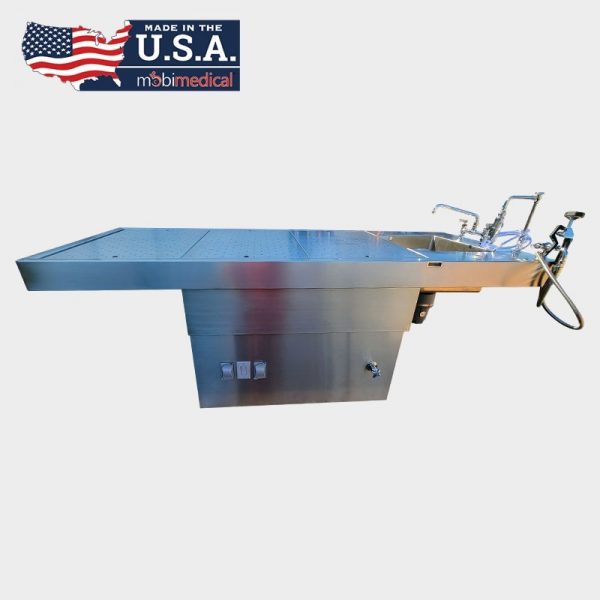 Adjustable Height Pedestal Autopsy Table - Image 2