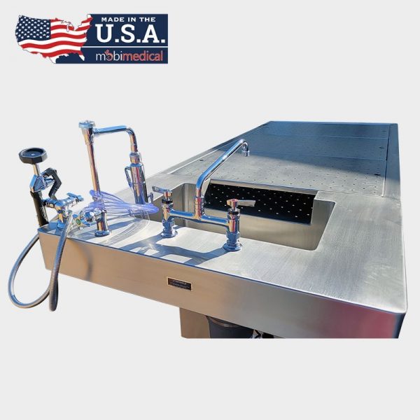 Adjustable Height Pedestal Autopsy Table - Image 3