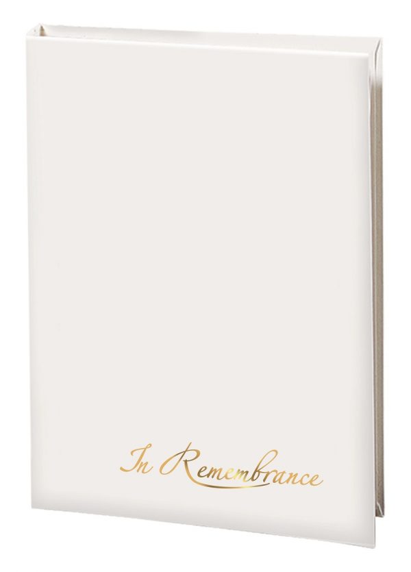 In Remembrance 6-Ring Memorial Guest Book - Image 2