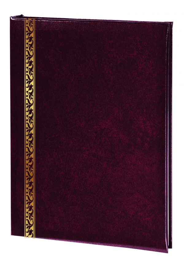 Scroll 6-Ring Memorial Guest Book - Image 4