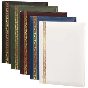 Scroll 6-Ring Memorial Guest Book