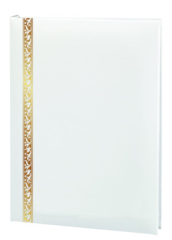 Scroll 6-Ring Memorial Guest Book - Image 2