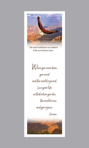 Rainbow Eagle Bookmark