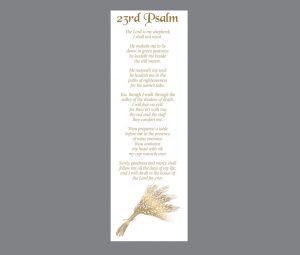 Elegant Line - Wheat In Remembrance Bookmark