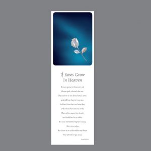 Elegant Line - Pearl Rose Bookmark