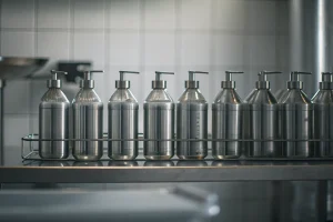Champion Cavity Embalming Fluid bottles distributed by Vischer Funeral Supplies