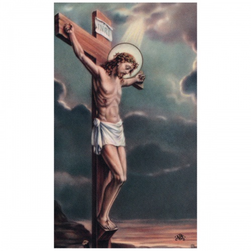 Crucifixion Prayer Card - Image 2