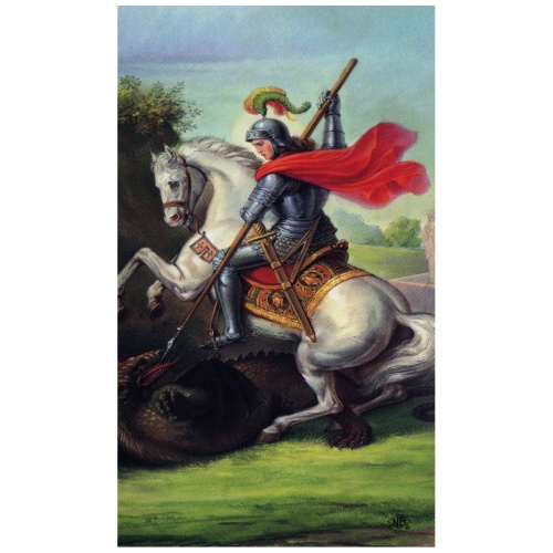 Saint George Prayer Card - Image 2