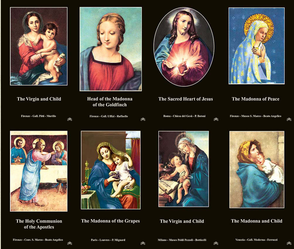 Angelica Subjects Assorted Prayer Cards