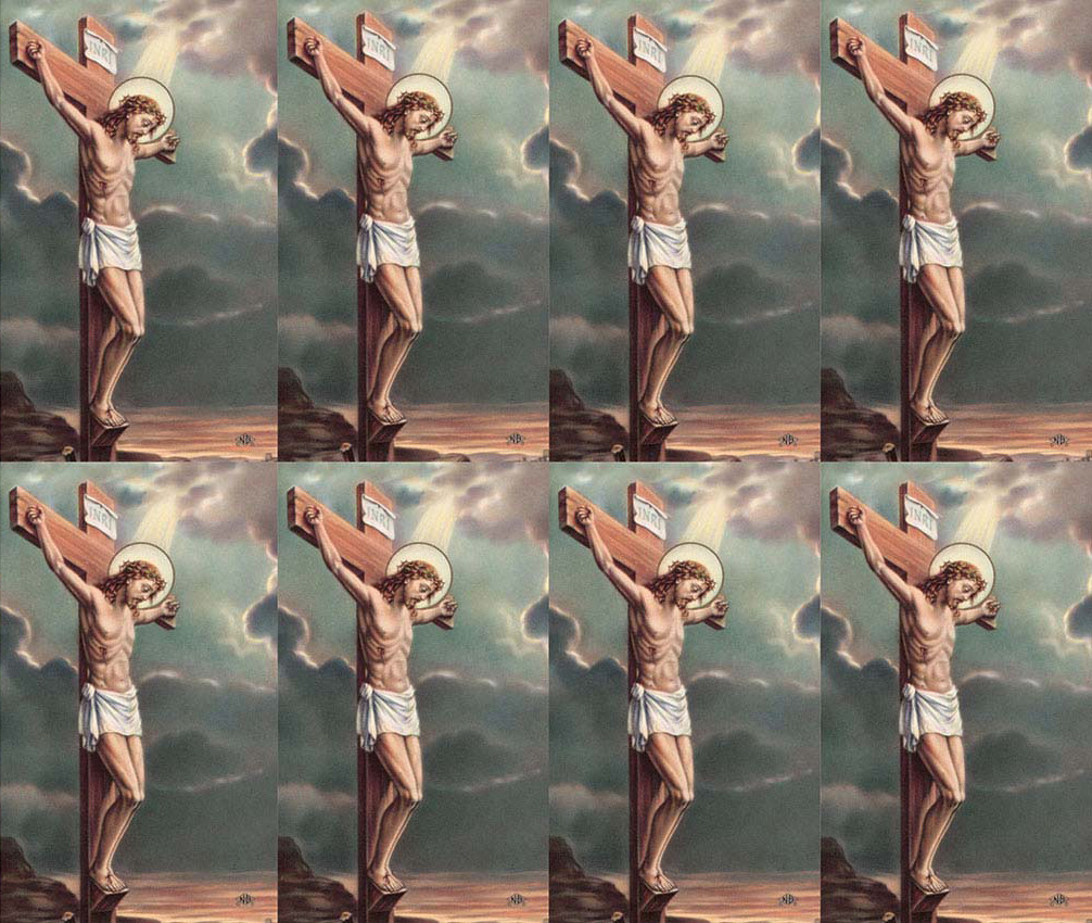 Crucifixion Prayer Card