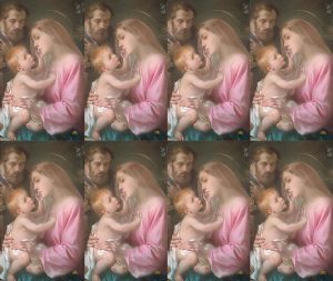 Holy Family Prayer Card