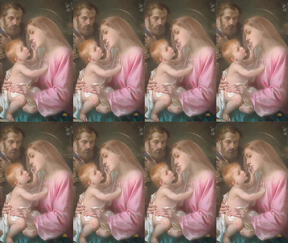 Holy Family Prayer Card