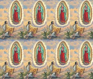 Our Lady of Guadalupe with Diego Prayer Card