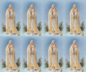Our Lady of Fatima Prayer Card