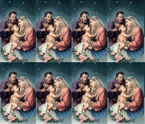 Holy Family Prayer Card