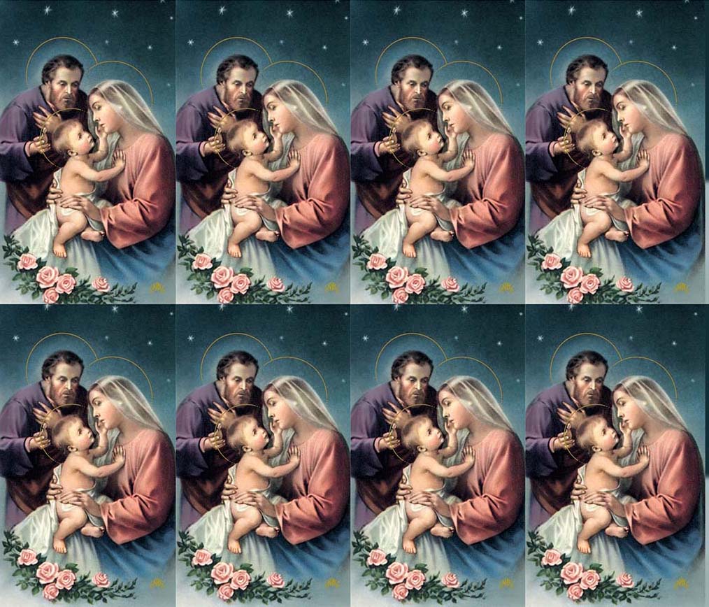 Holy Family Prayer Card