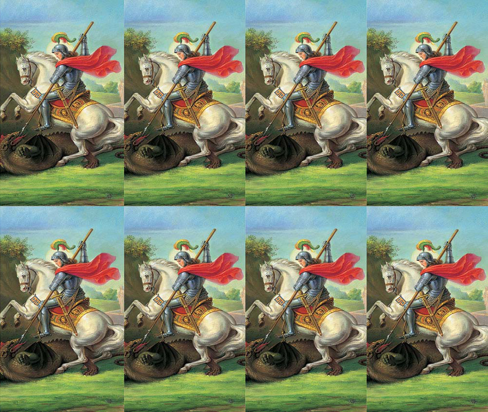 Saint George Prayer Card