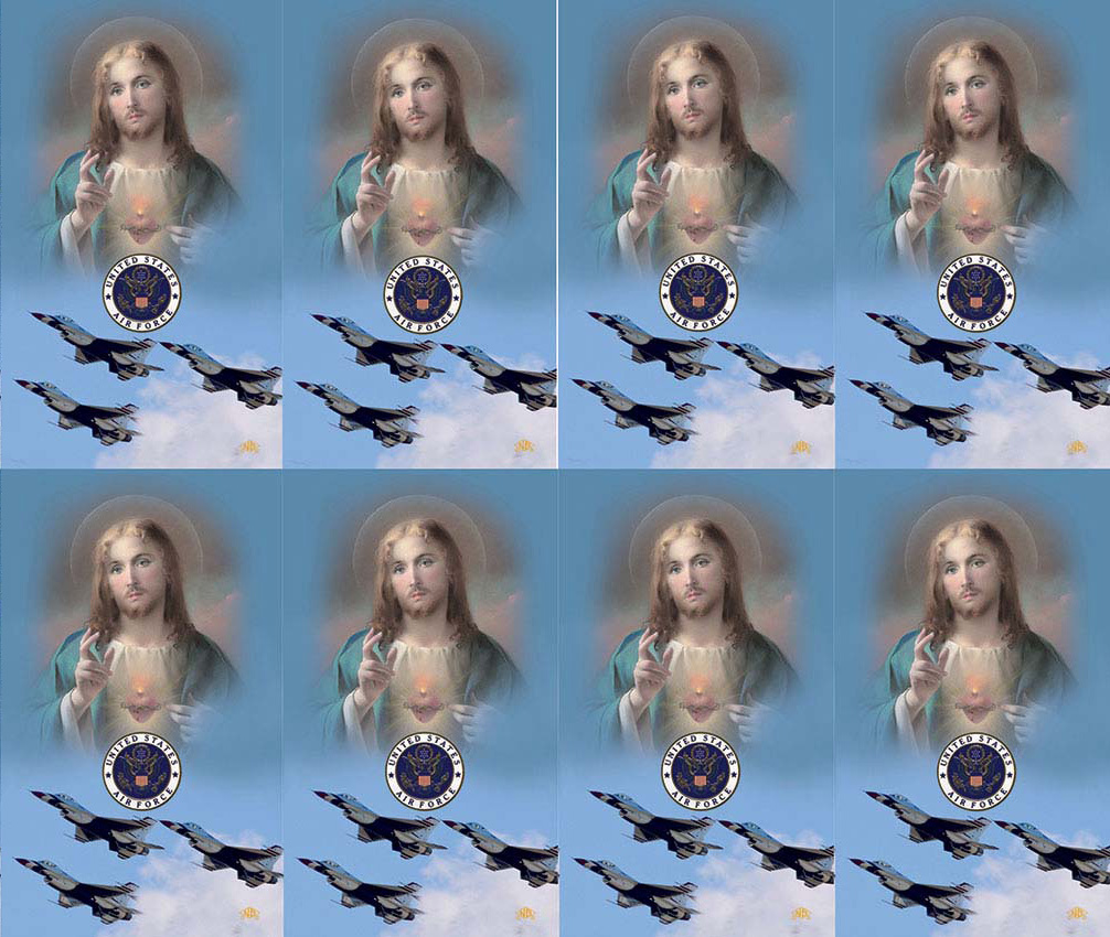 Air Force with Jesus Prayer Card