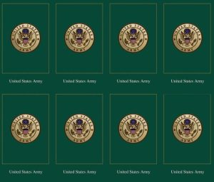 Army Emblem Prayer Card