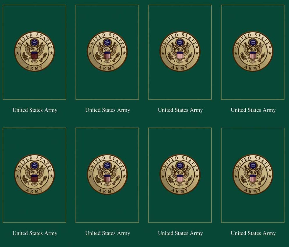 Army Emblem Prayer Card
