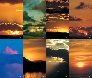 Flash Sunset Prayer Card