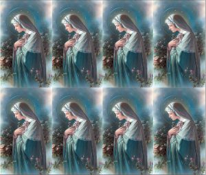 Mystical Rose Caldo Silver Prayer Card