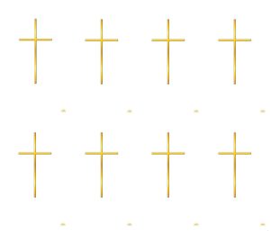 Caldo Gold Cross Prayer Card