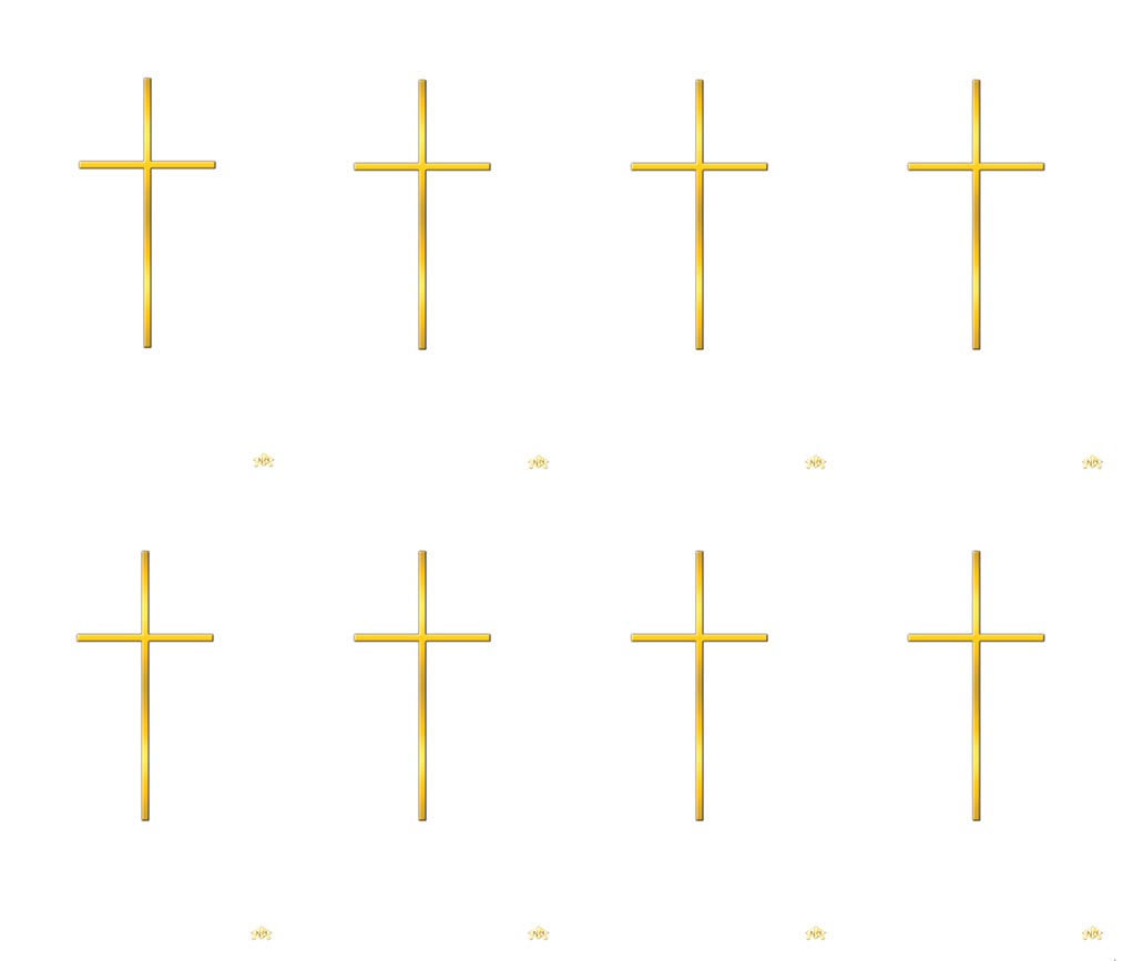 Caldo Gold Cross Prayer Card
