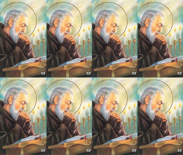 Saint Pio of Pietrelcina Prayer Card