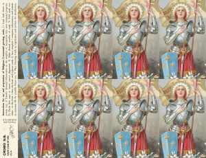 Saint Joan of Arc Prayer Card