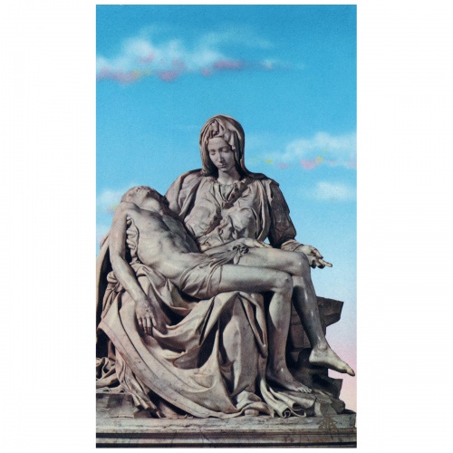 Michelangelo The Pieta Prayer Card - Image 2