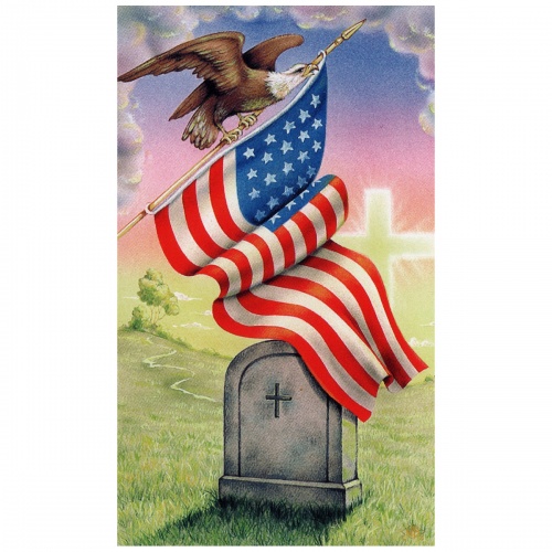 Patriotic USA Prayer Card - Image 2