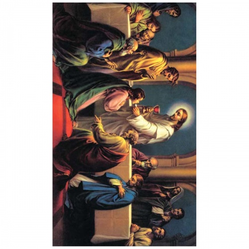 Last Supper Prayer Card - Image 2