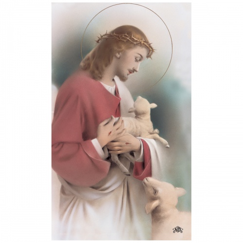 Lost Lamb Good Shepherd Prayer Card - Image 2
