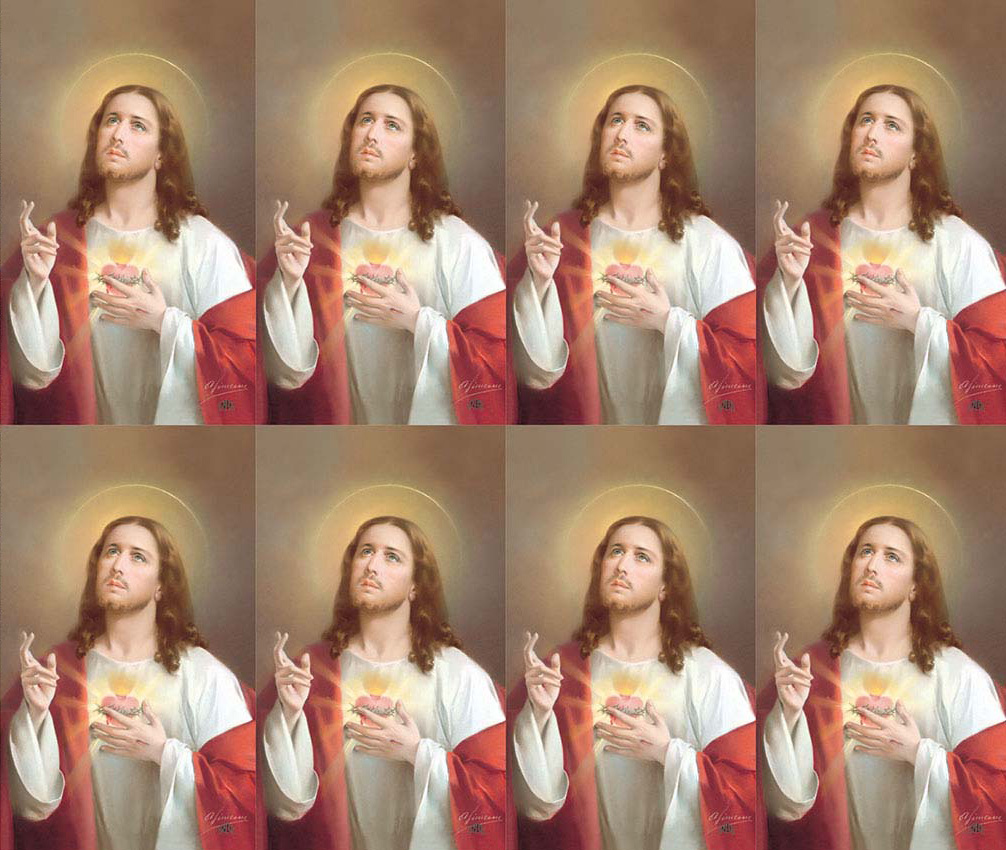 Sacred Heart Of Jesus Prayer Card