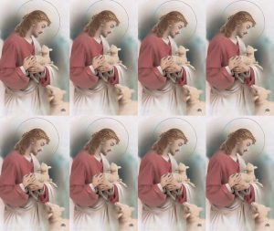 Lost Lamb Good Shepherd Prayer Card