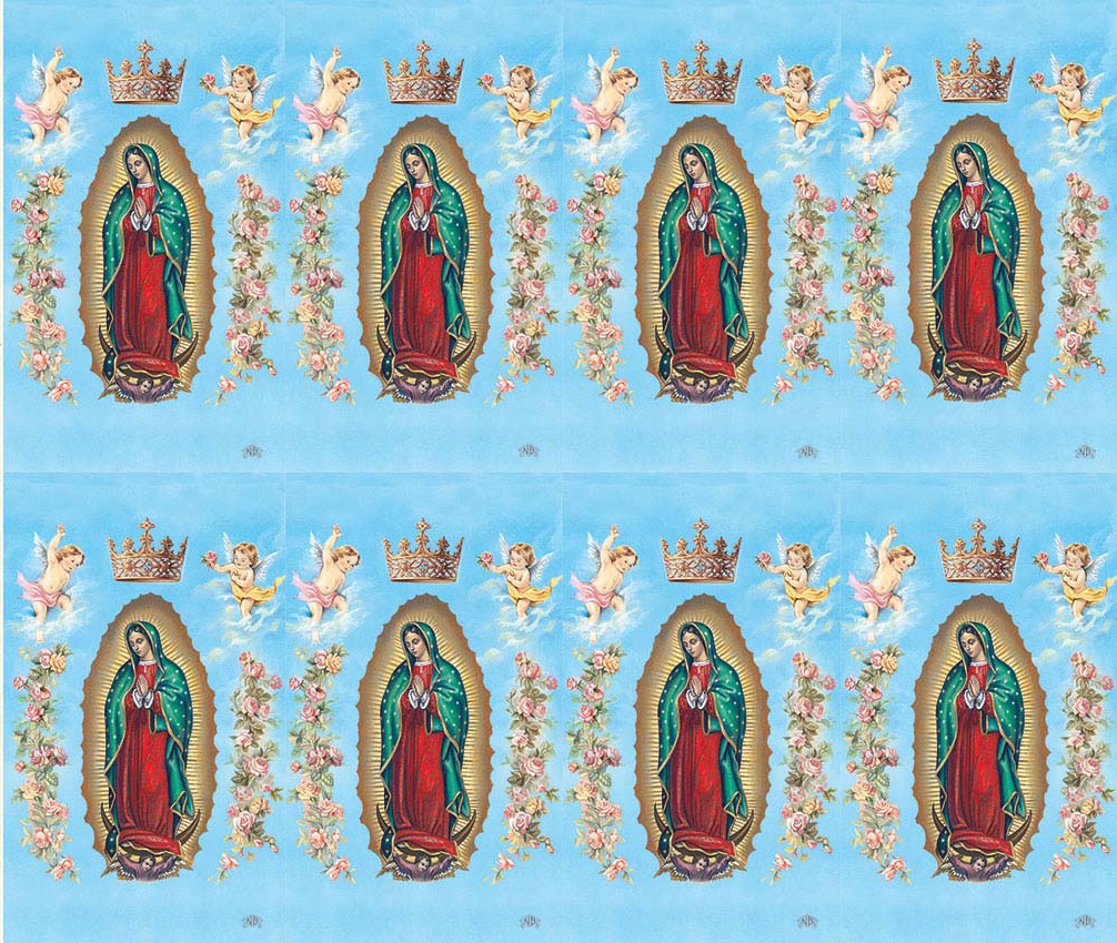 Our Lady Of Guadalupe Crowned Prayer Card