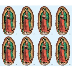 Our Lady Of Guadalupe Light Blue Background