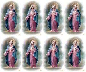 Immaculate Heart Of Mary Prayer Card